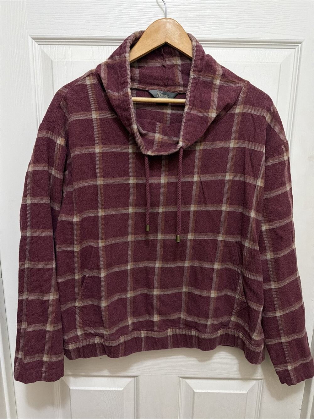 Reflections Size Large Flannel Sweater Long Sleeve Women’s